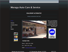 Tablet Screenshot of moragaauto.com